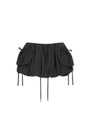Matin Kim Strap Detail Balloon Skirt — Charcoal