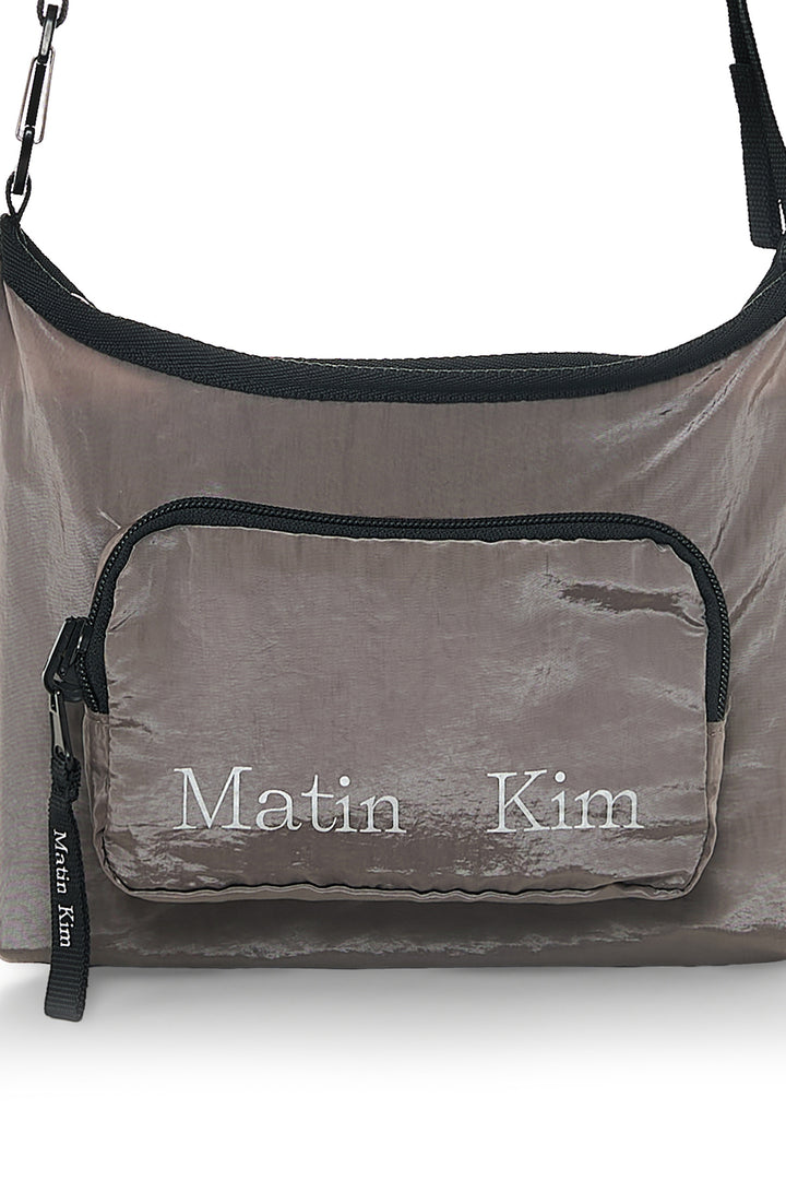 Matin Kim Packable Cross Pocket Bag — Gray