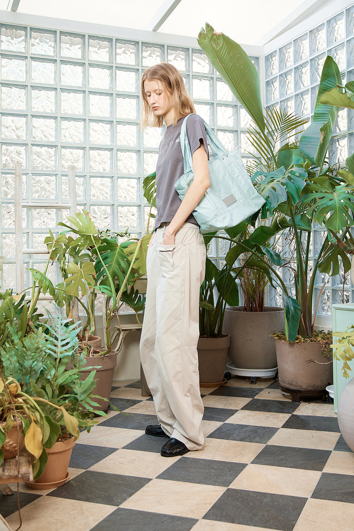 Matin Kim Snap Pocket Point Fatigue Pants — Gray