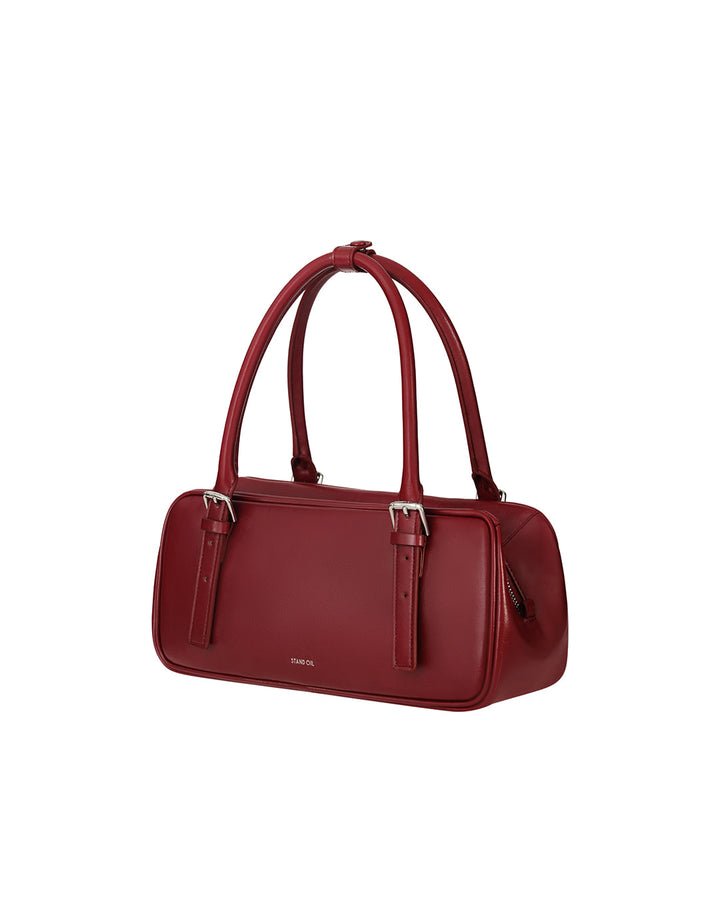 Stand Oil Square Bowling Bag — Red wine