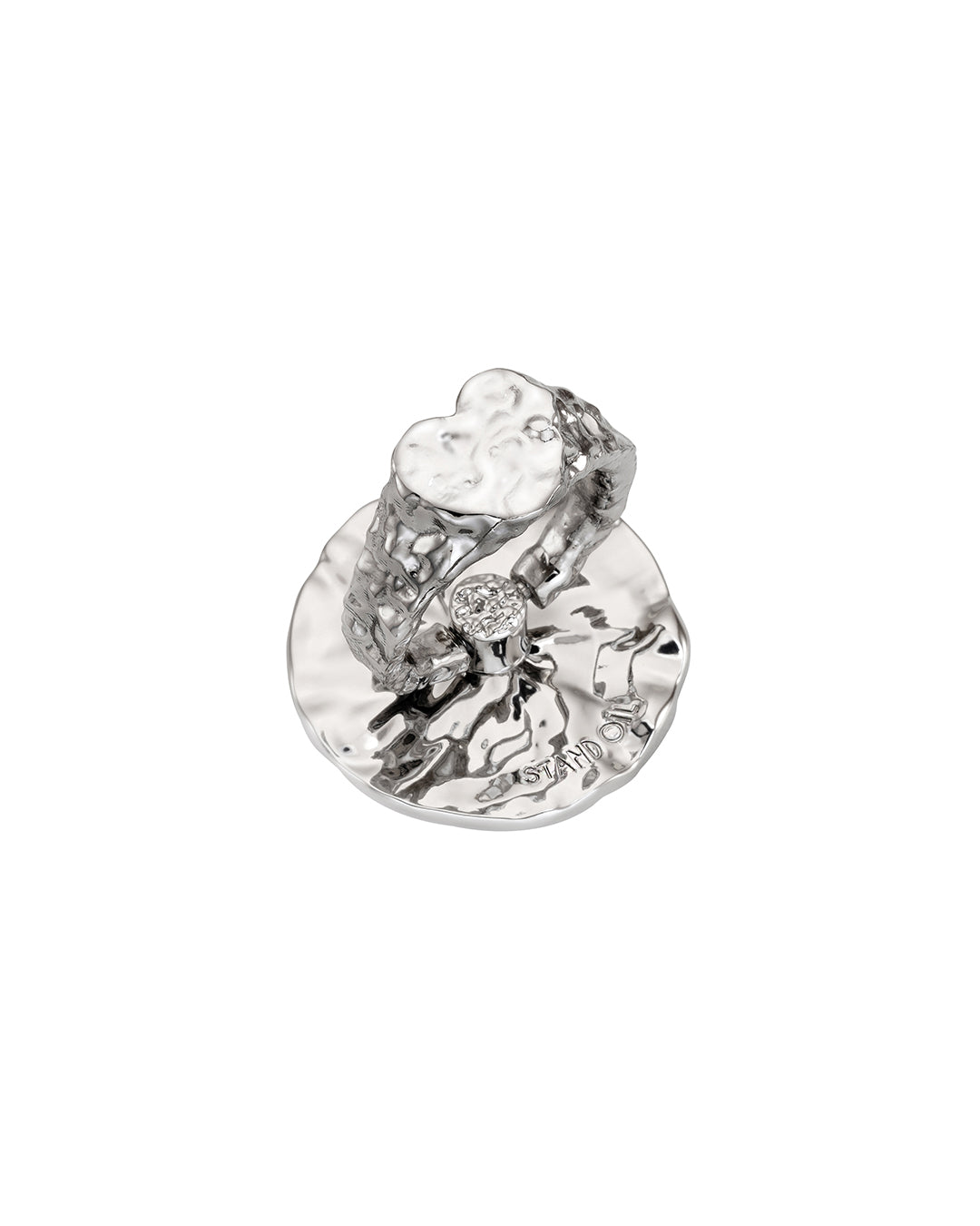 Stand Oil Heart Melting Gripring Gold — Silver