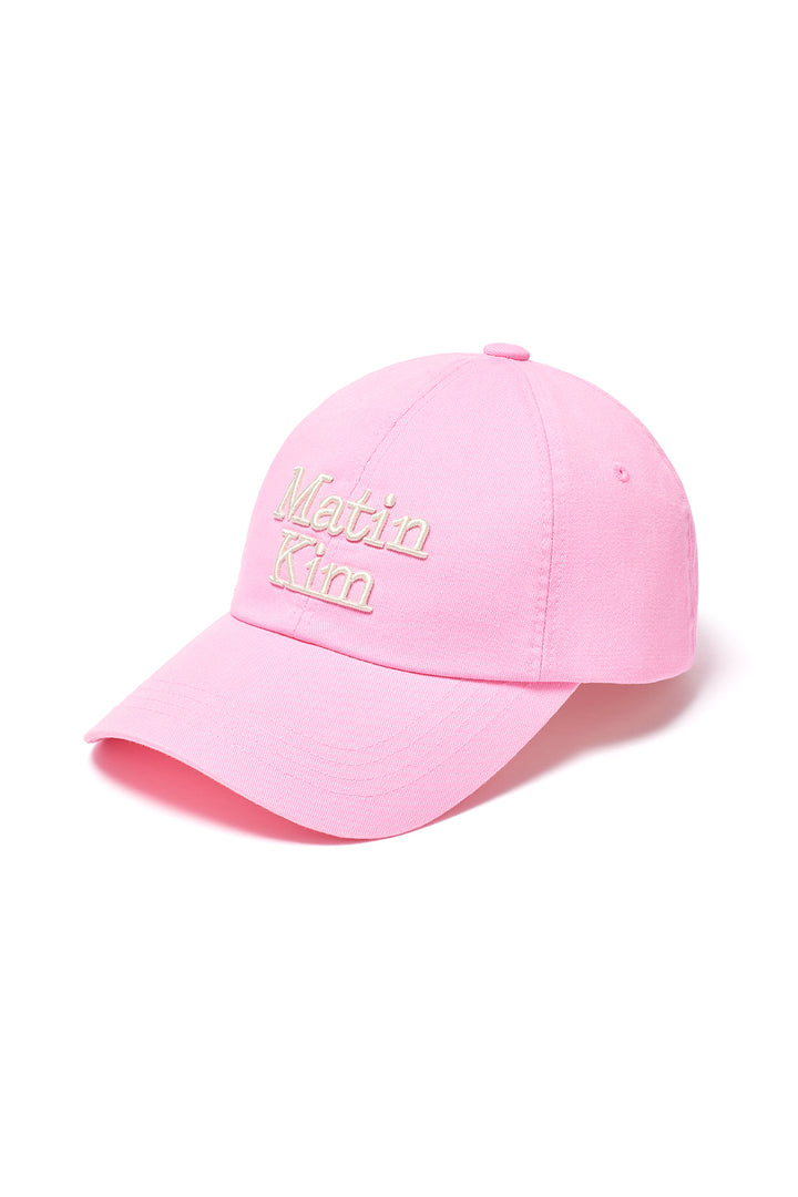 Matin Kim Volume Logo Ball Cap — Pink