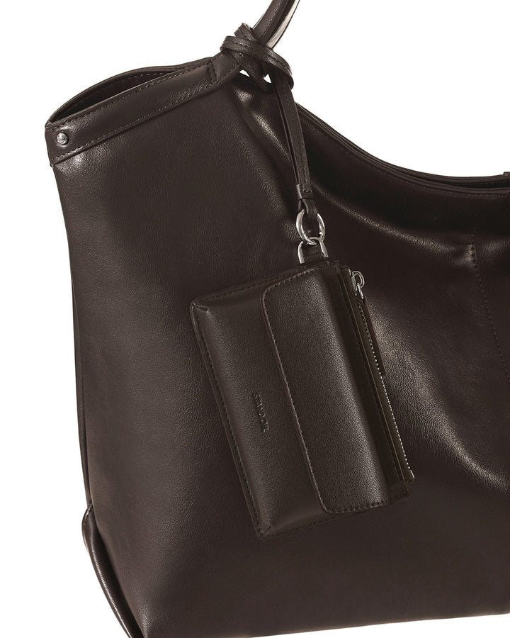 Stand Oil Chubby Zipper Wallet — Maroon