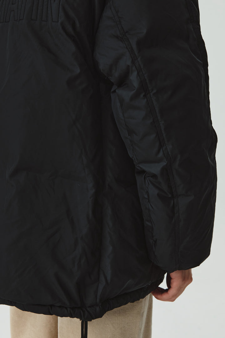 KIMMATIN Logo Padded Goose Down Jumper — Black