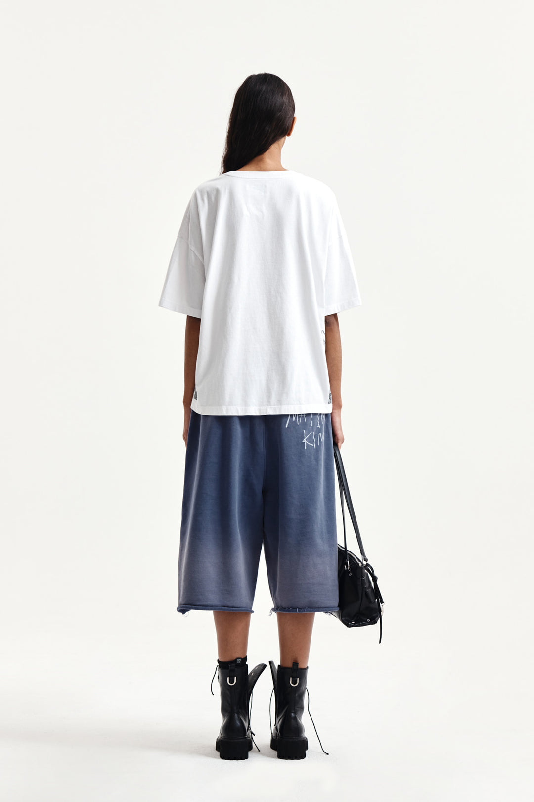 Matin Kim Vintage Graffiti Artwork Top — White