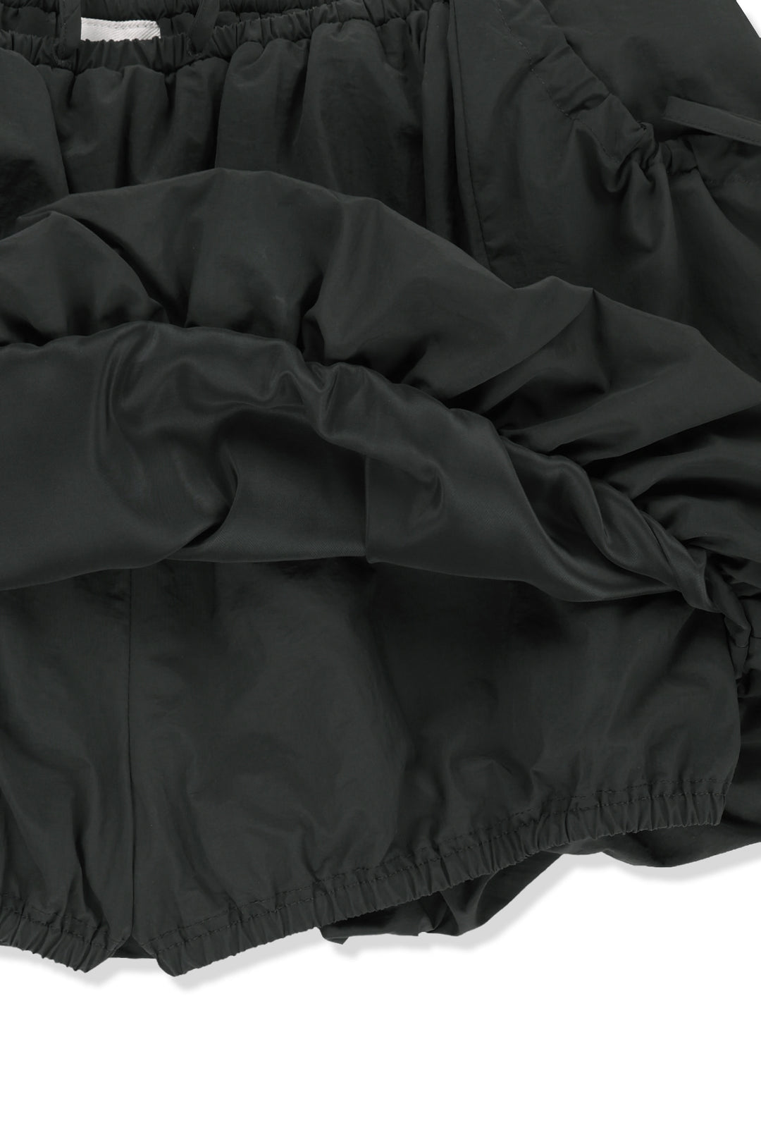 Matin Kim Strap Detail Balloon Skirt — Charcoal