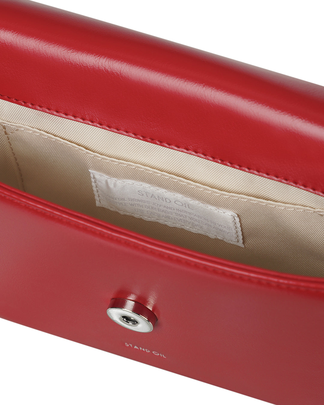 Stand Oil Riddle Bag — Minimal Crossbody — Red