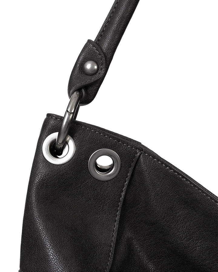 Stand Oil Lua Bag — Nubuck Crossbody — Gray