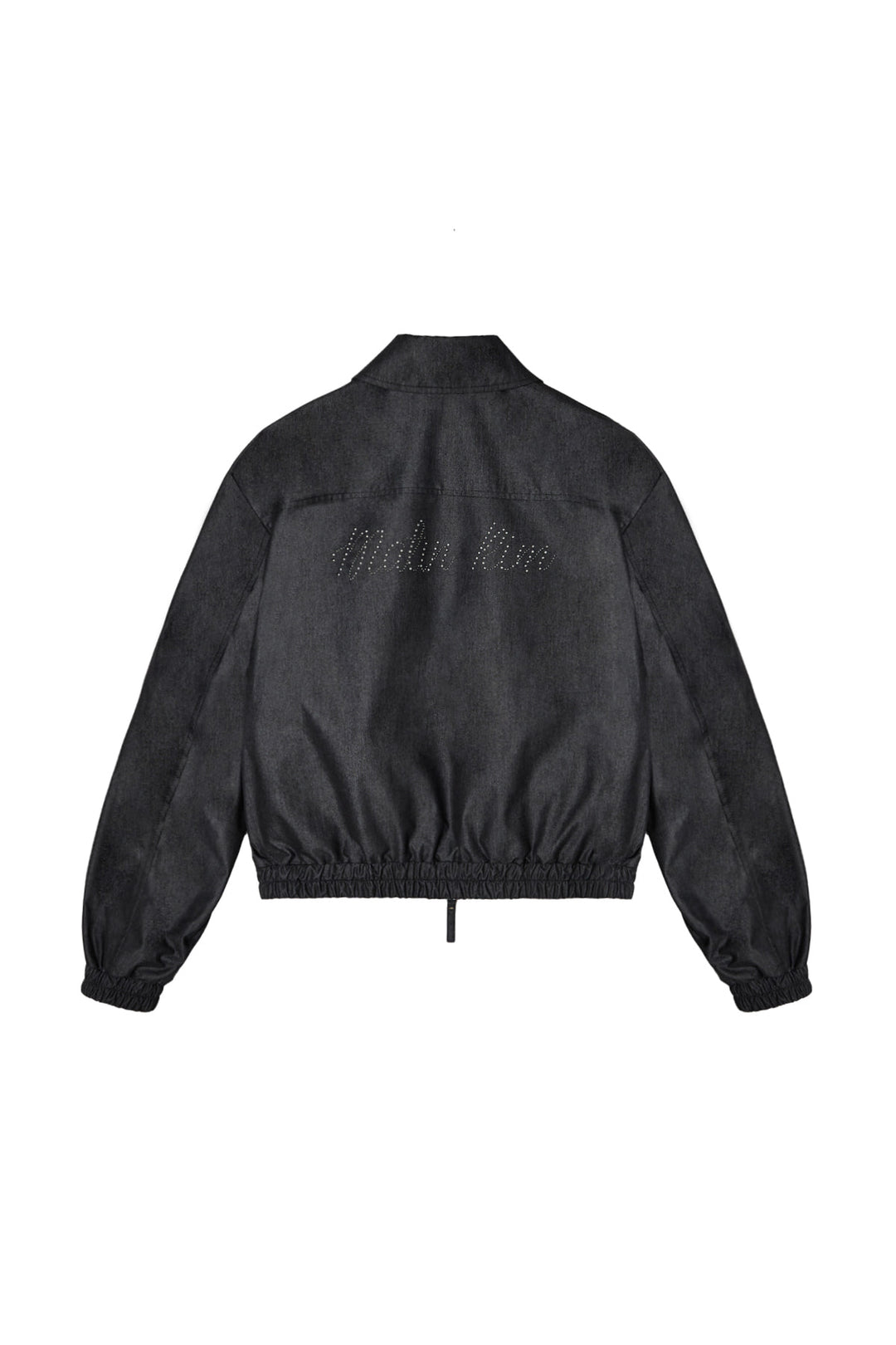 Matin Kim Western Detail Denim Blouson — Black