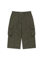 Matin Kim Crinkle Capri Pants — Khaki