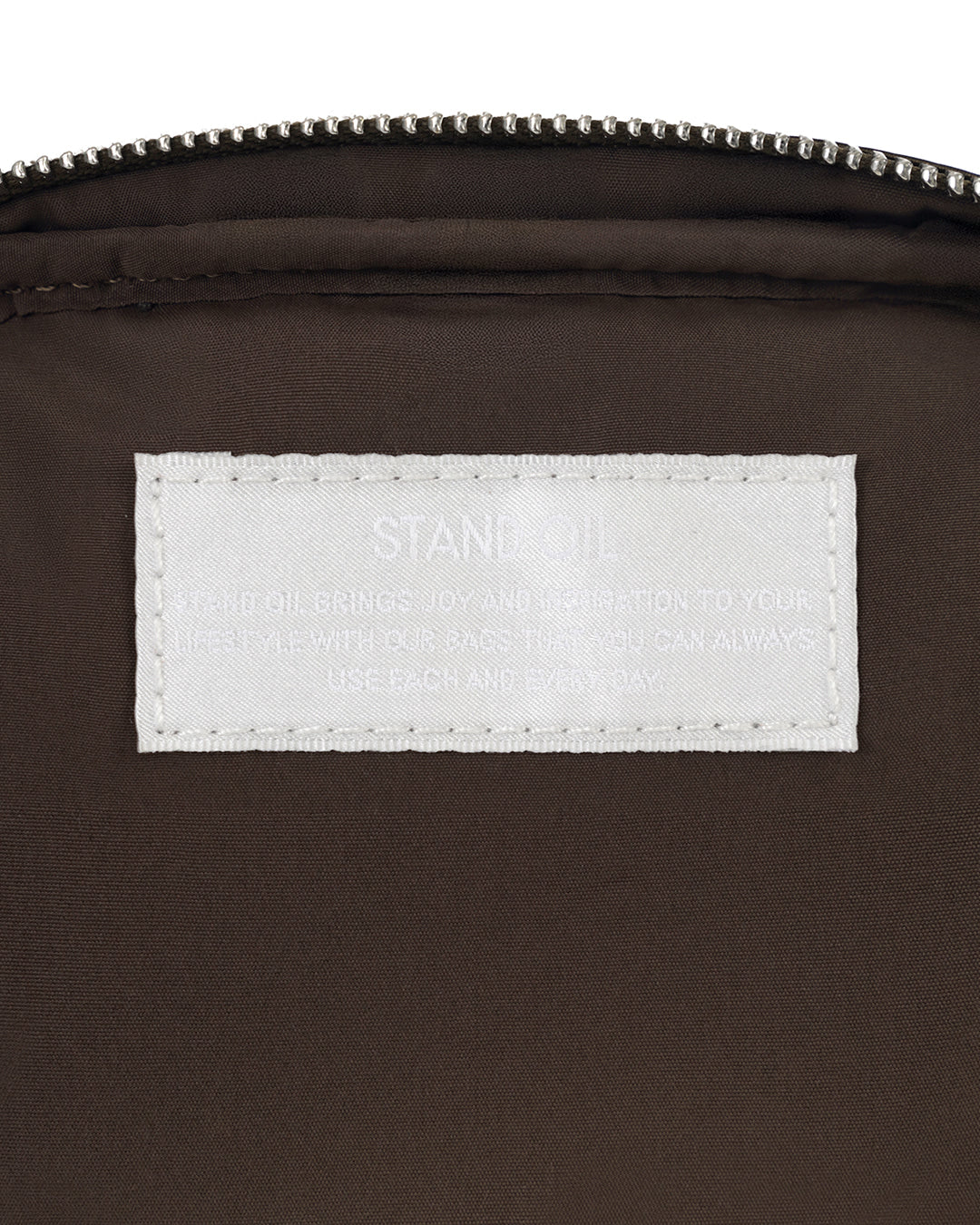 Stand Oil Bubble Pouch — Quilted Nylon Mini — Maroon