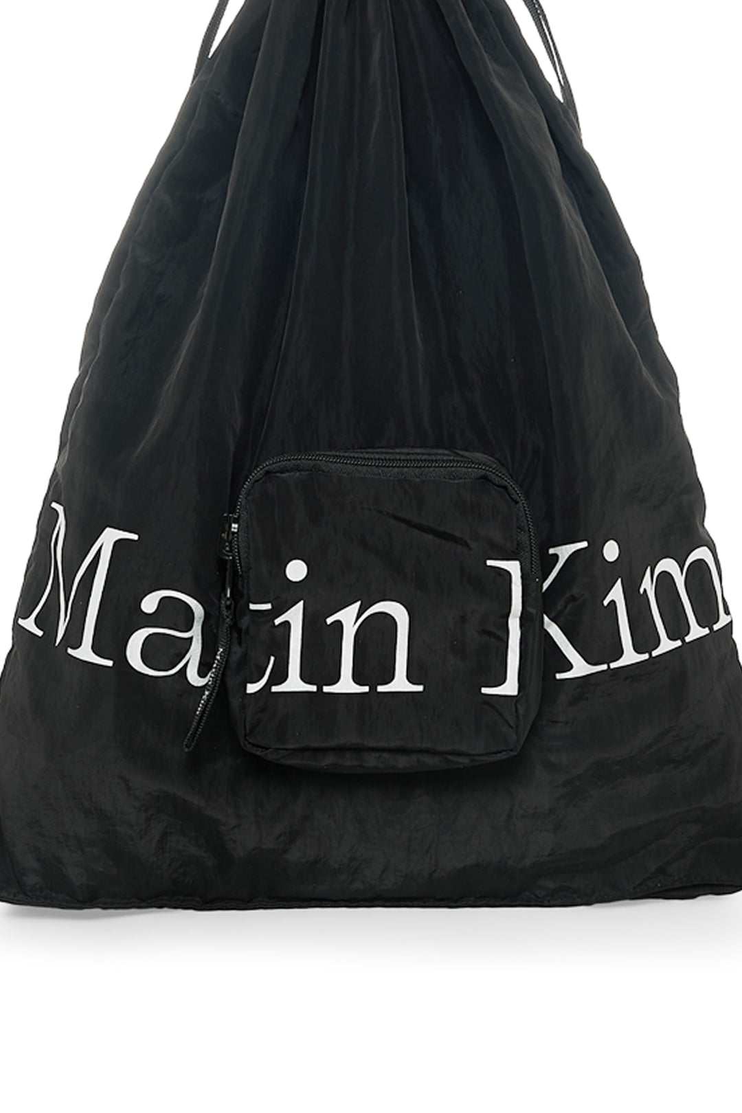 Matin Kim Packable String Shoulder Bag — Black