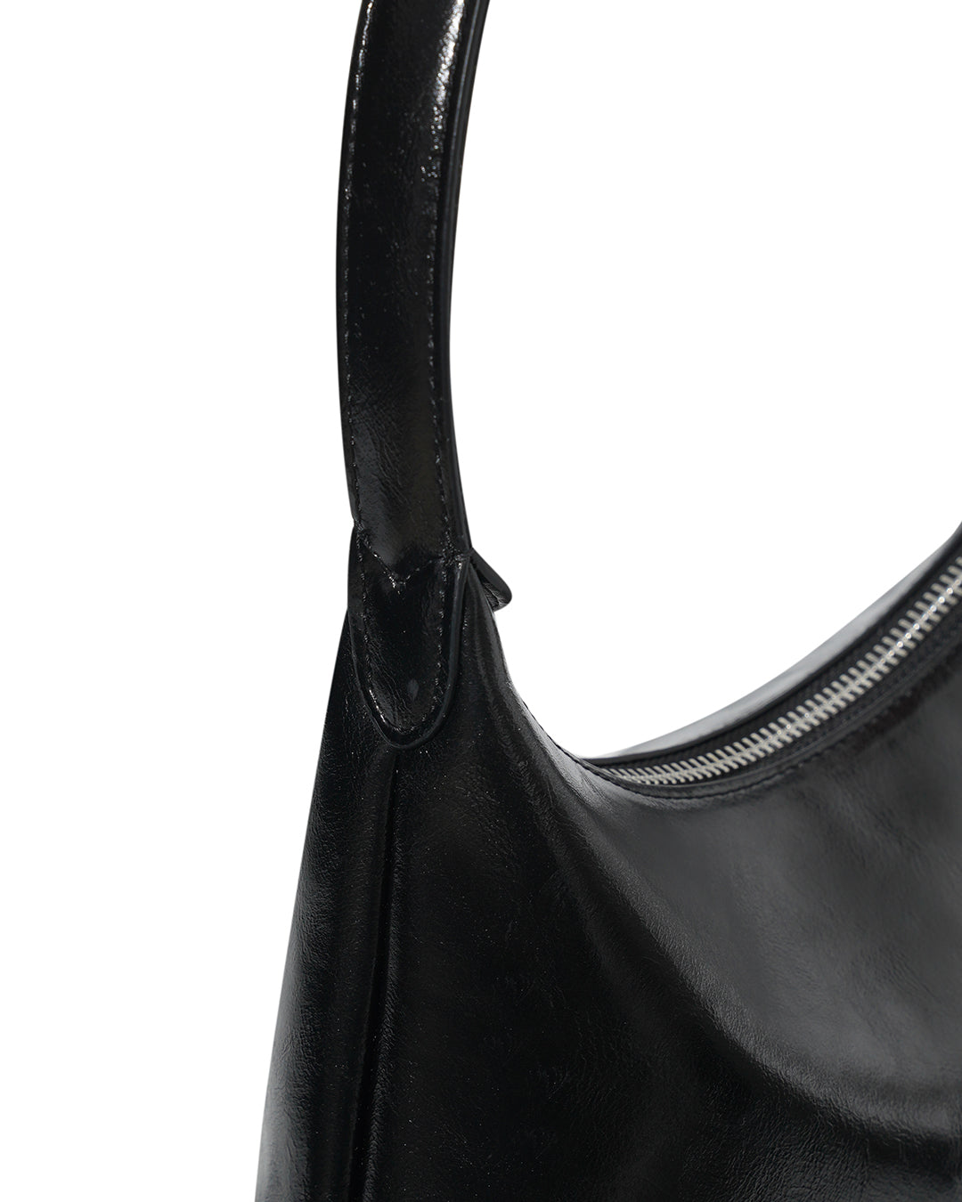 Stand Oil Plump Bag — Triangle Shoulder — Black