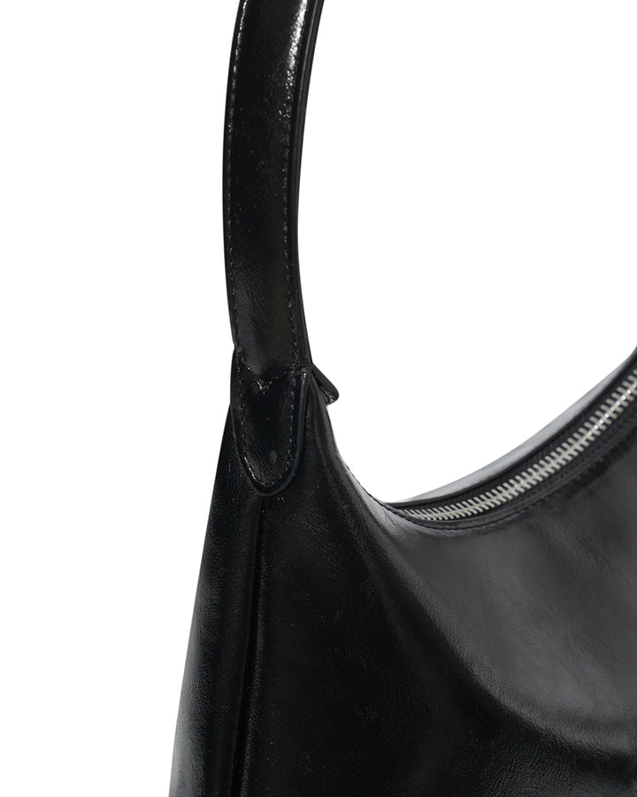Stand Oil Plump Bag — Triangle Shoulder — Black