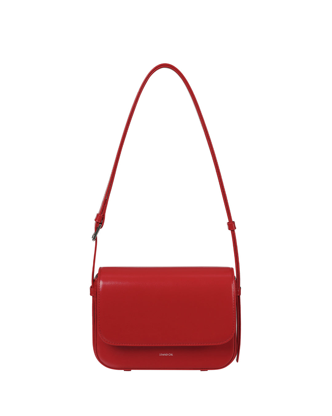 Stand Oil Riddle Bag — Minimal Crossbody — Red
