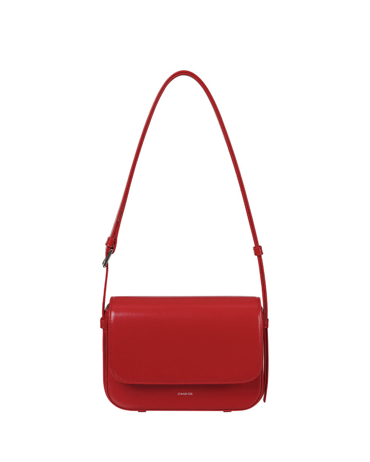 Stand Oil Riddle Bag — Minimal Crossbody — Red
