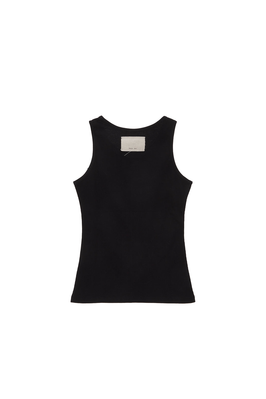 Matin Kim Pintuck Sleeveless Top — Black