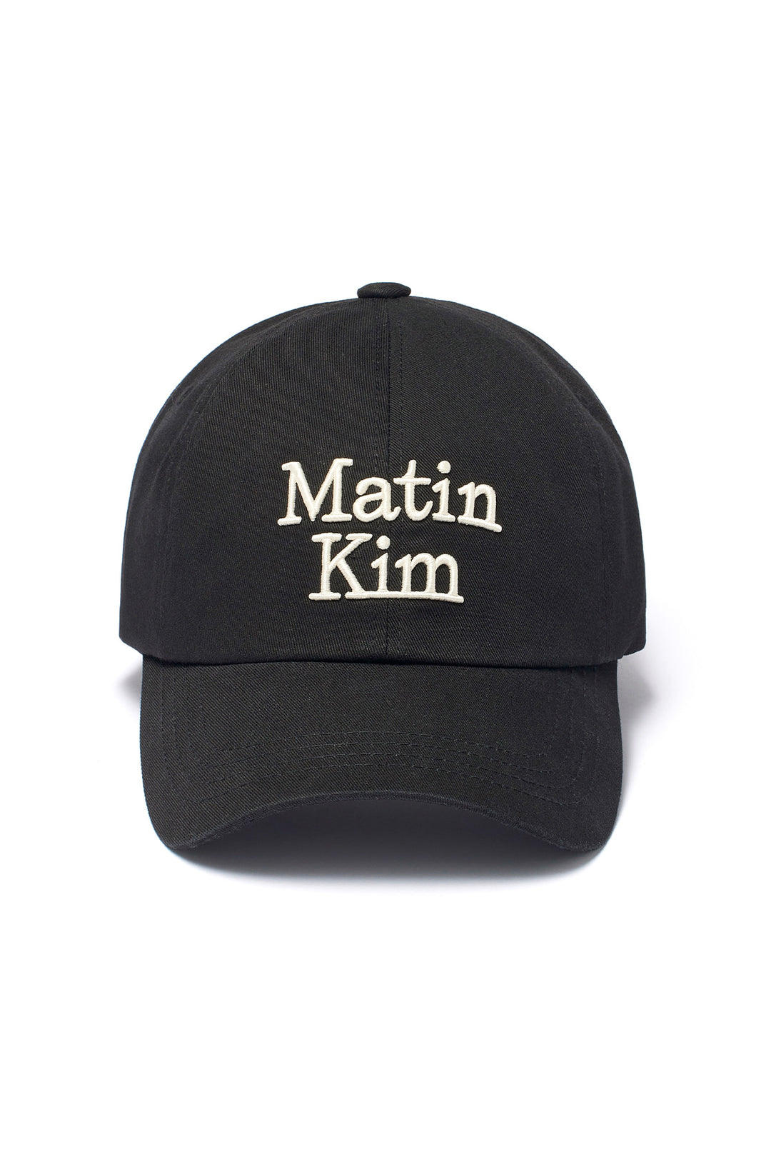 Matin Kim Volume Logo Ball Cap — Black