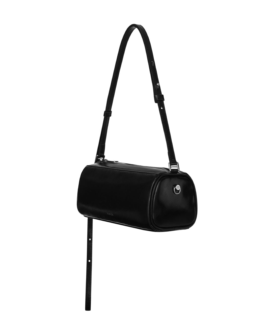Stand Oil Chunky Bag — Glossy Wrinkled Leather — Black