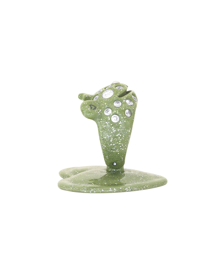 Stand Oil Princess Bear Grip Ring — Glitter Green