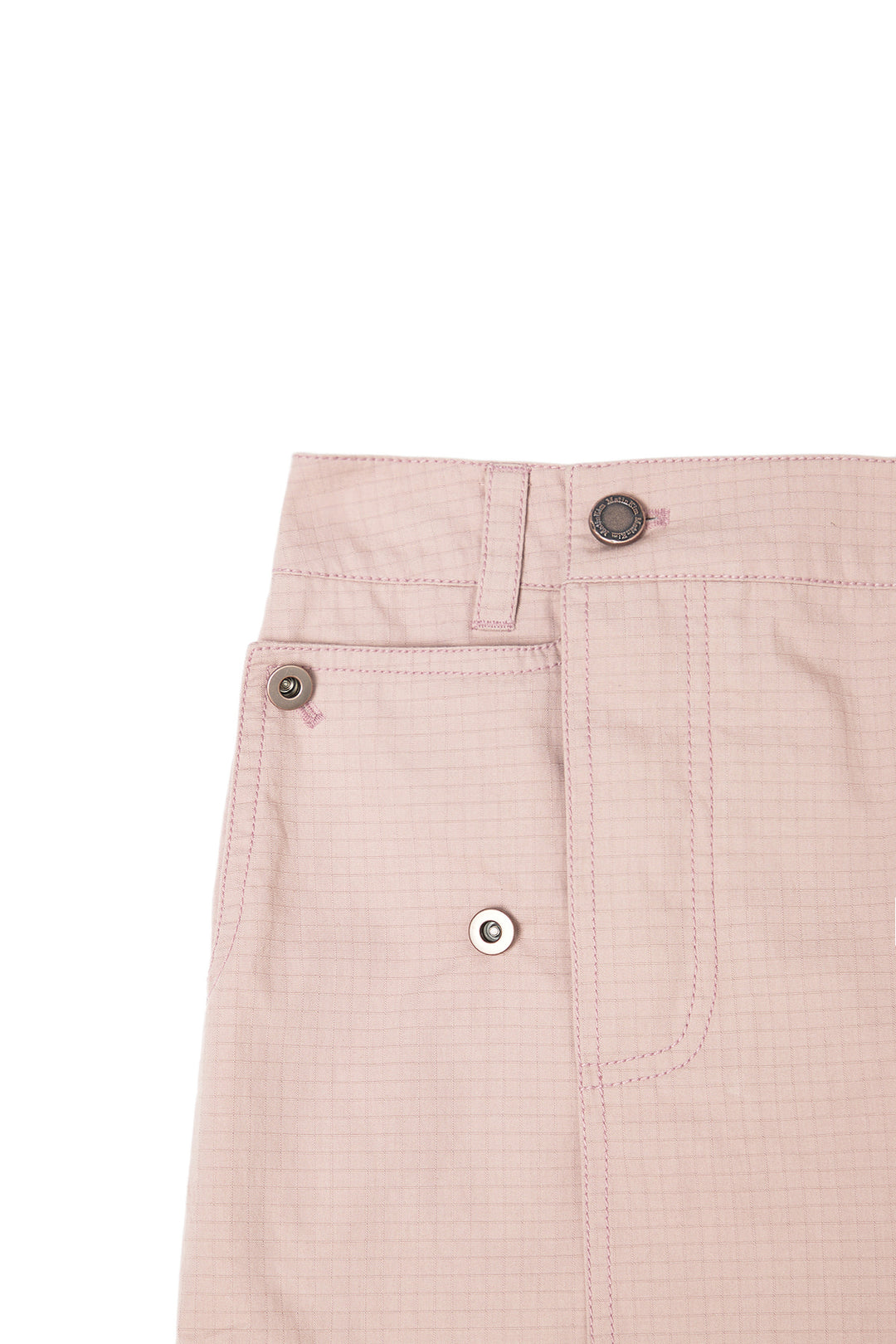 Matin Kim Pocket Foldover Wrap Mini Skirt — Pink