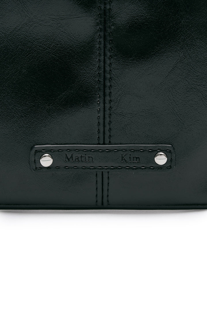 Matin Kim Rivet Point Mini Coin Wallet — Black