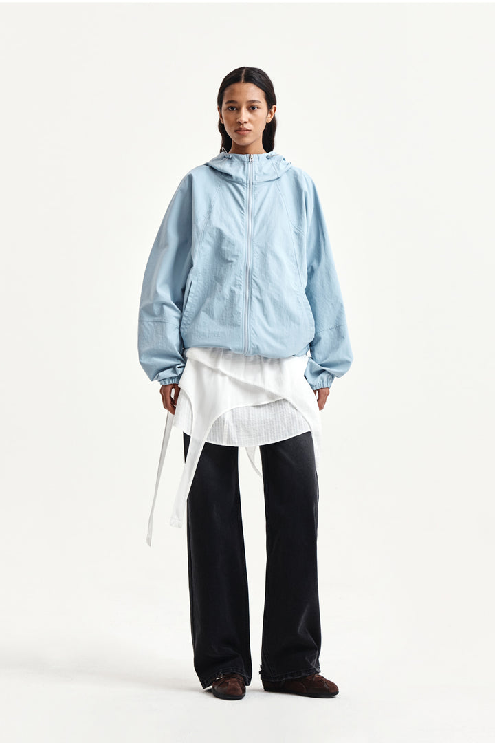 Matin Kim Multi Panel Layered Skirt — White