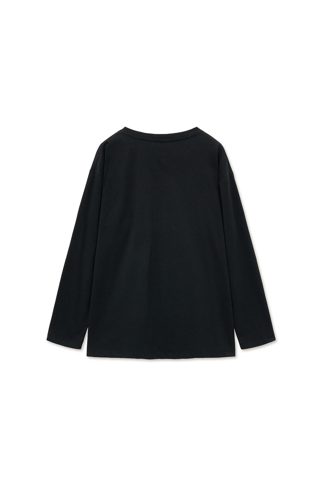 Matin Kim Tuck Point Long Sleeve Top — Black