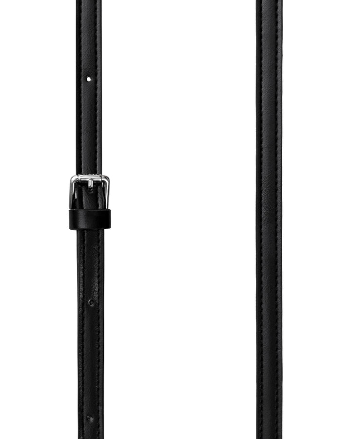 Stand Oil Mino Bag — Half-Moon Crossbody — Black