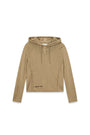 Matin Kim Button Hoody Raglan Knit — Khaki