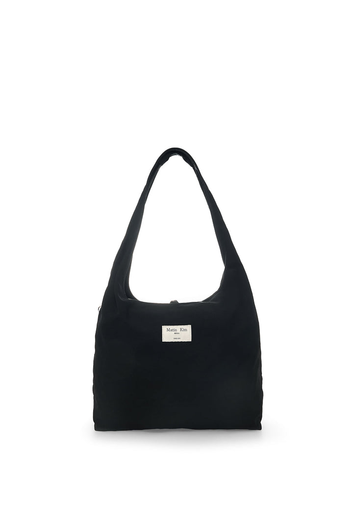Matin Kim Logo Point Round Ecobag — Black