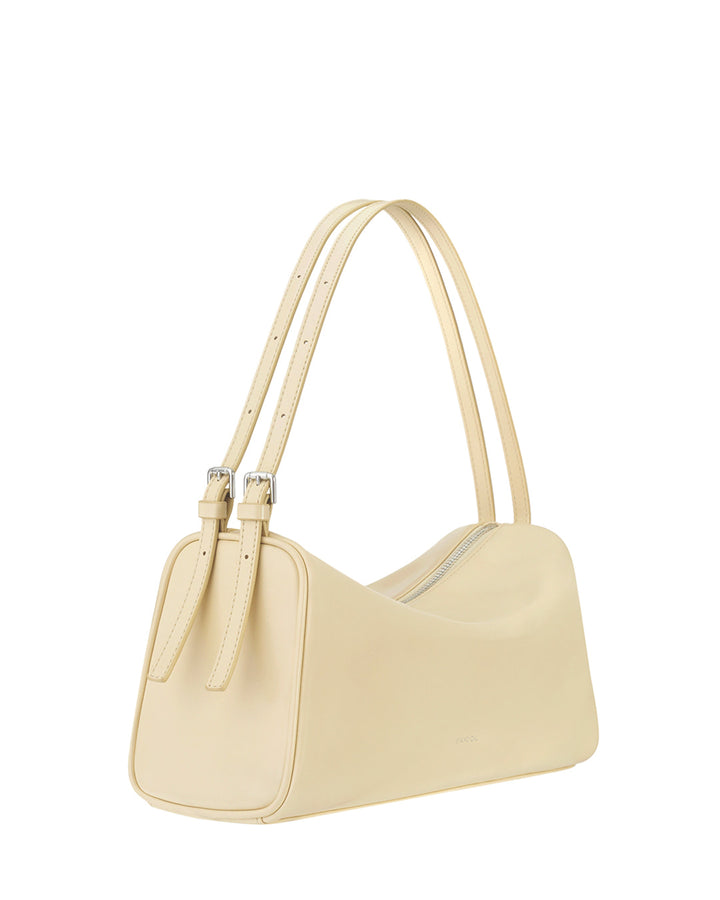 Stand Oil Melly Bag — Glossy Wrinkle Leather — Butter