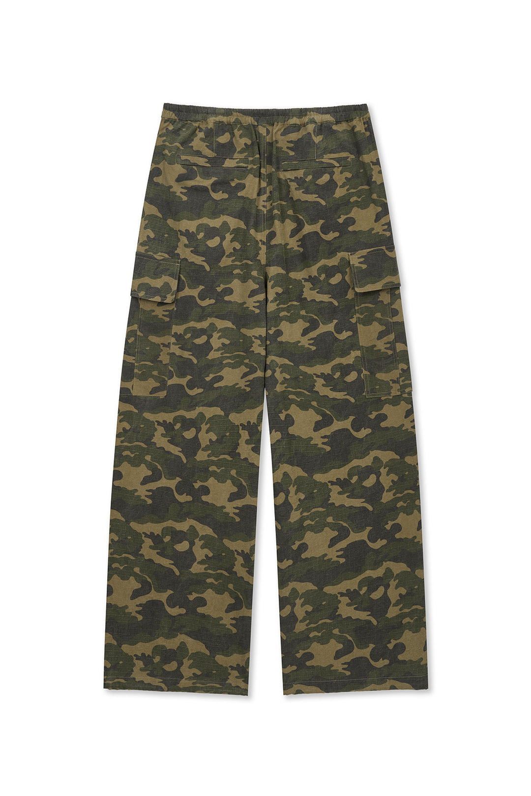 Matin Kim Drawstring Hem Cargo Pants — Khaki