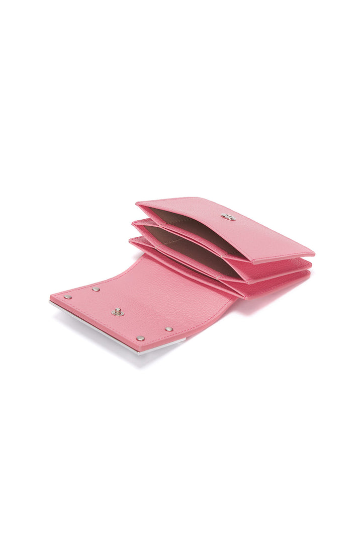 Matin Kim Accordion Wallet — Brass Hardware — Pink