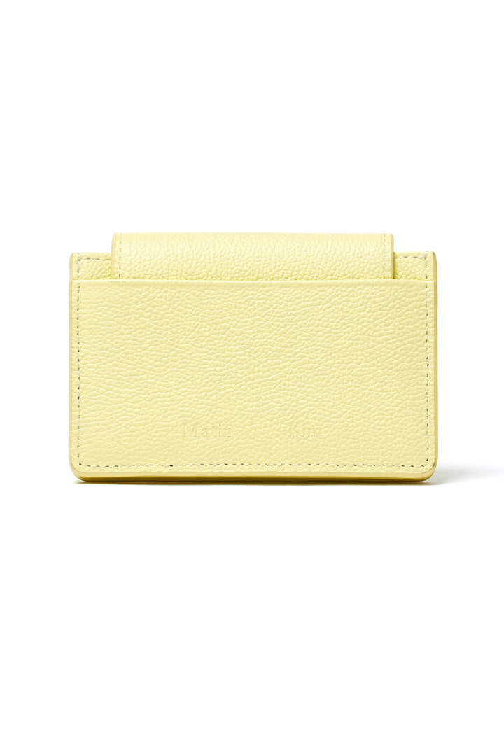 Matin Kim Accordion Wallet in Lime