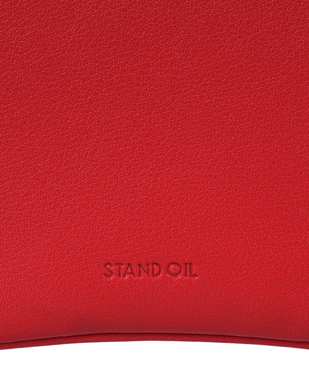Stand Oil Cookie Accordion Bag — Red