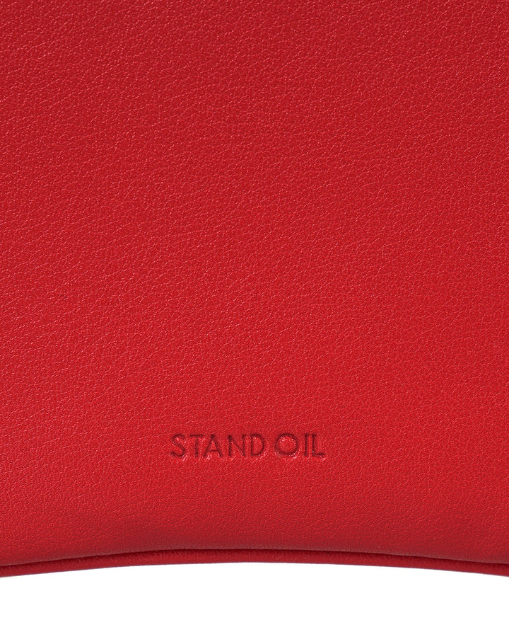 Stand Oil Cookie Accordion Bag — Red