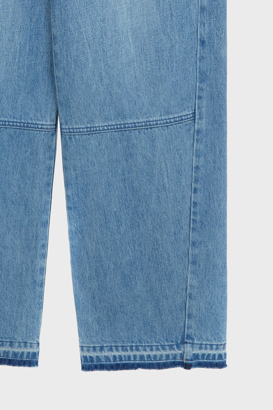 KIMMATIN Twisted Seam Denim Pants — Blue