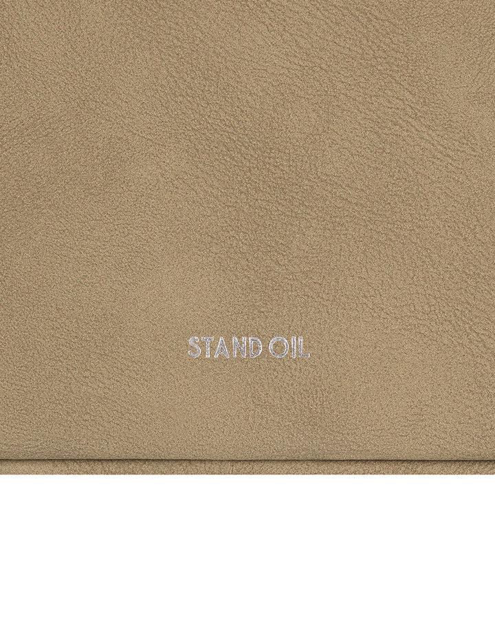 Stand Oil Square Bowling Bag — Taupe