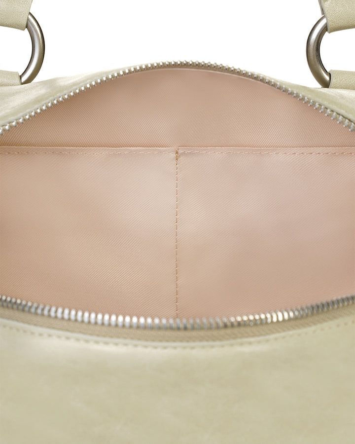 Stand Oil Zuni Bag — Washed Leather Crossbody — Stud Olive