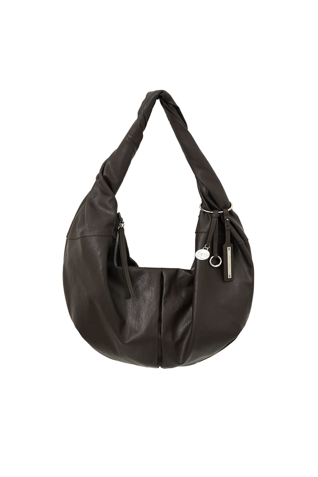 Matin Kim Twist Handle Large Hobo Bag — Brown