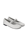 Stand Oil Faye Mary Jane — Semi-Square Flat — Mesh Silver