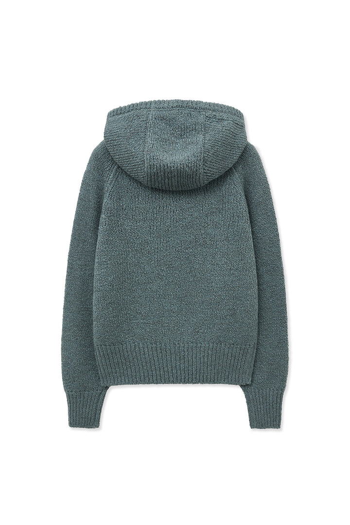 Matin Kim Muffler Point Hoody Pullover — Blue