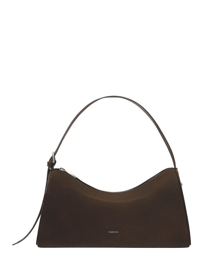 Stand Oil Melly Bag — Glossy Wrinkle Leather — Maroon