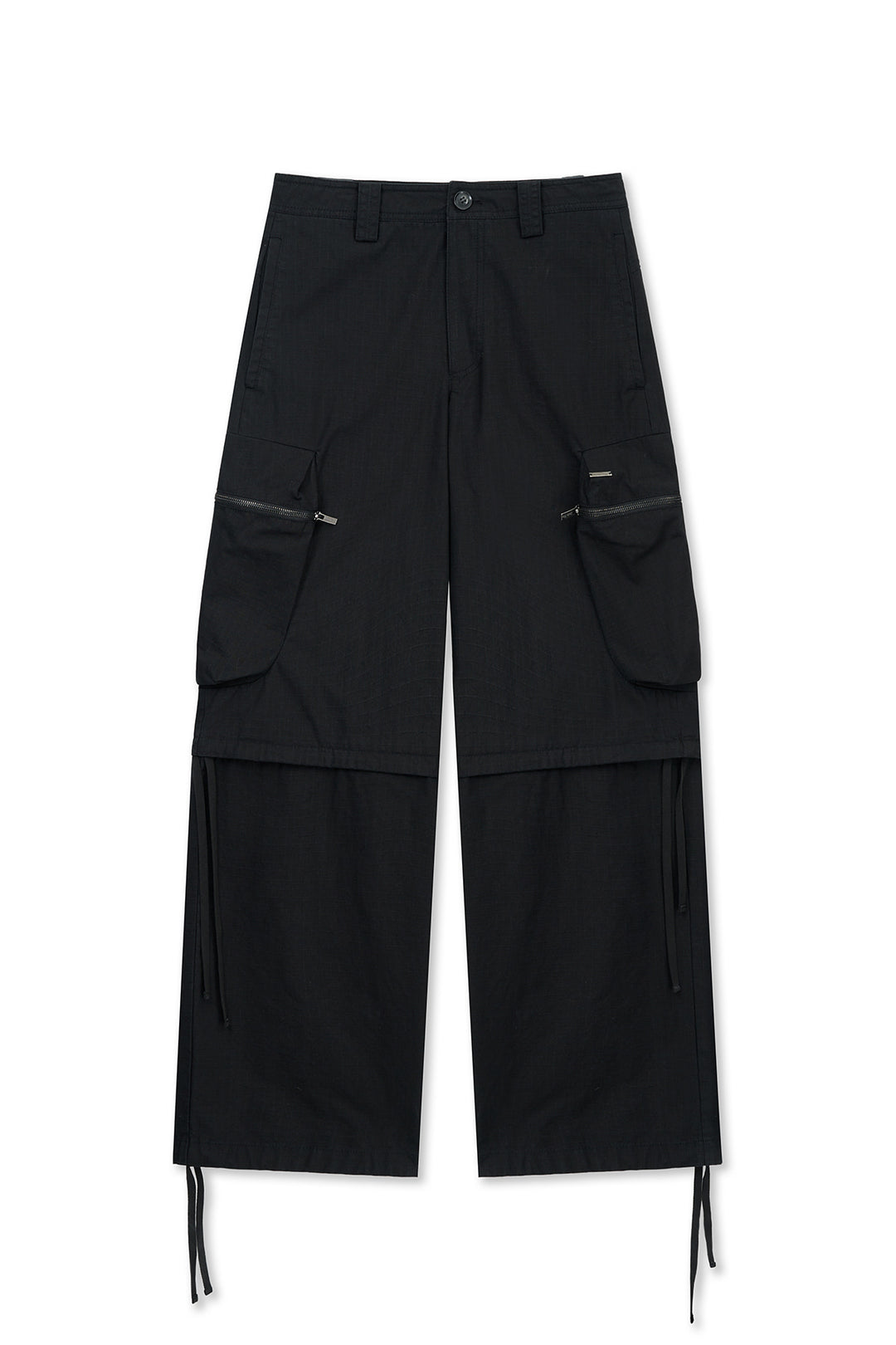 Matin Kim Detachable Cargo Pants — Black