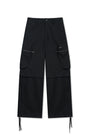 Matin Kim Detachable Cargo Pants — Black