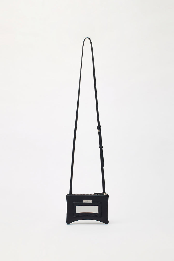 KIMMATIN Arch Shape Mini Wallet Bag — Black