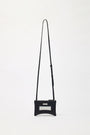 KIMMATIN Arch Shape Mini Wallet Bag — Black