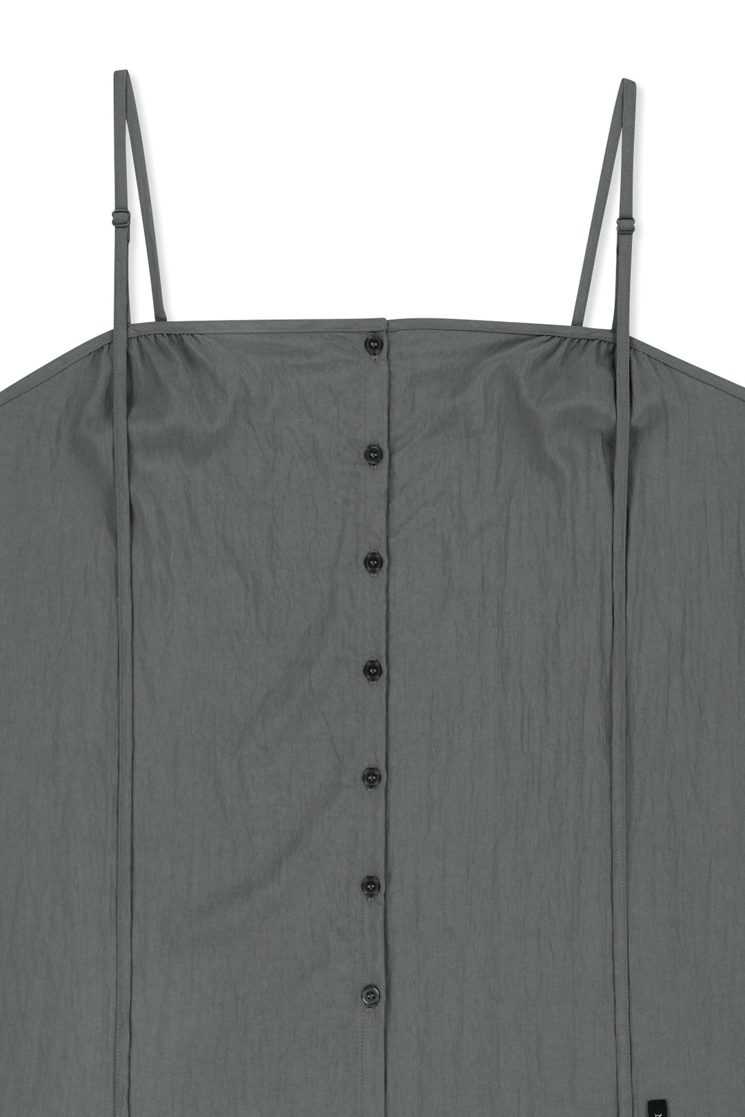 Matin Kim Button Sleeveless Blouse — Gray