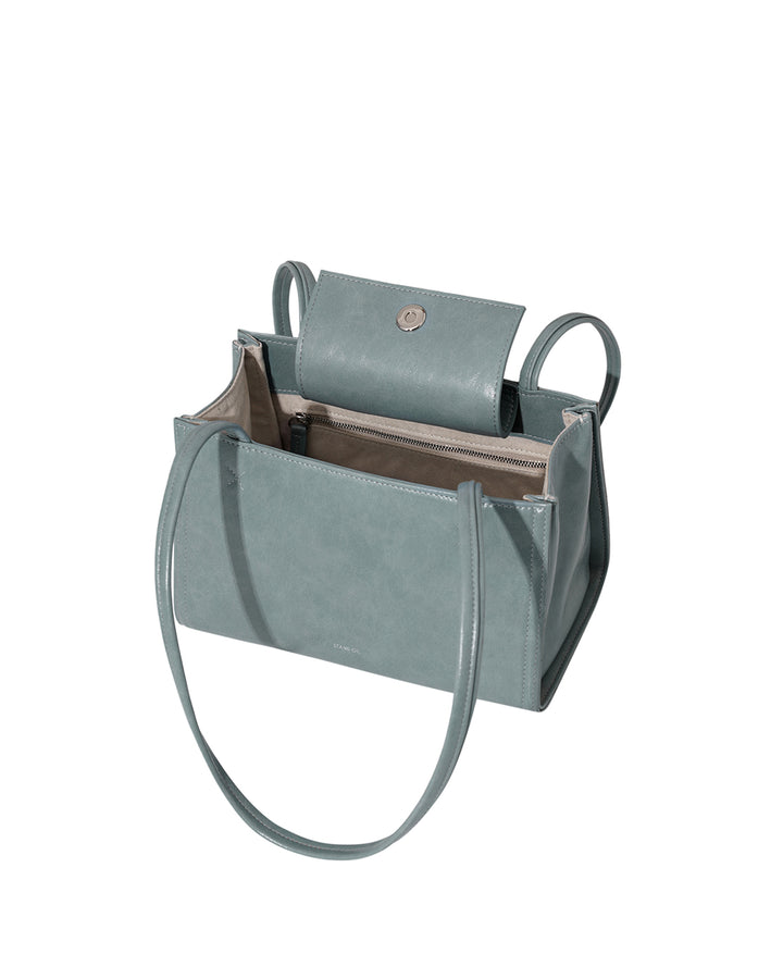 Stand Oil Oblong Tiny Shoulder Bag — Denim Blue